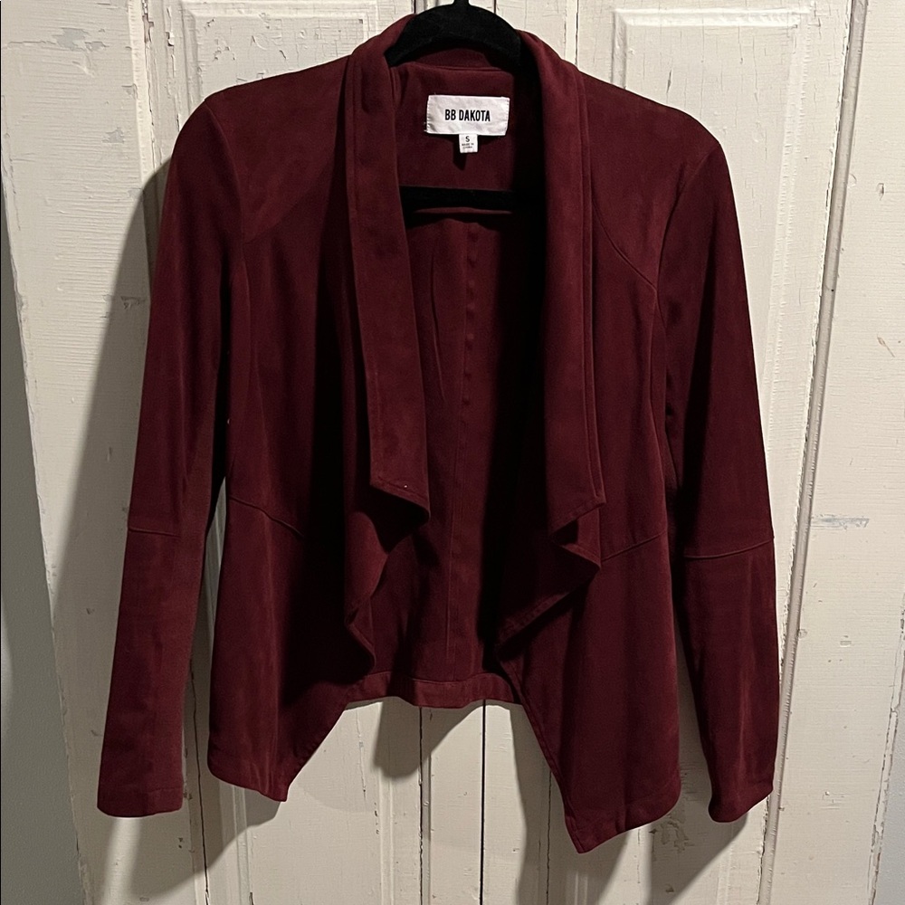 BB Dakota Women's Deep Burgundy Blazer